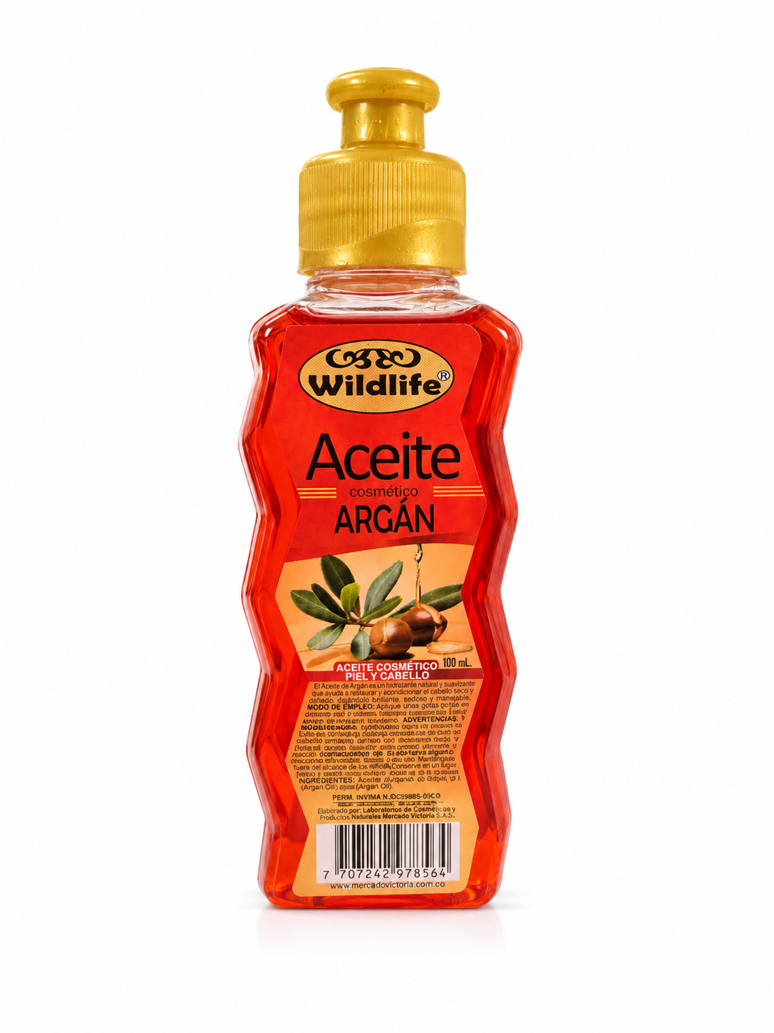Aceite Corporal de Argan Wildlife 100 ml