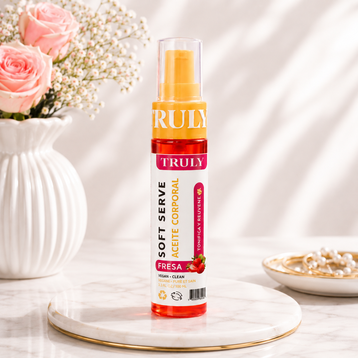 Aceite Corporal Truly de Fresa 60 ml