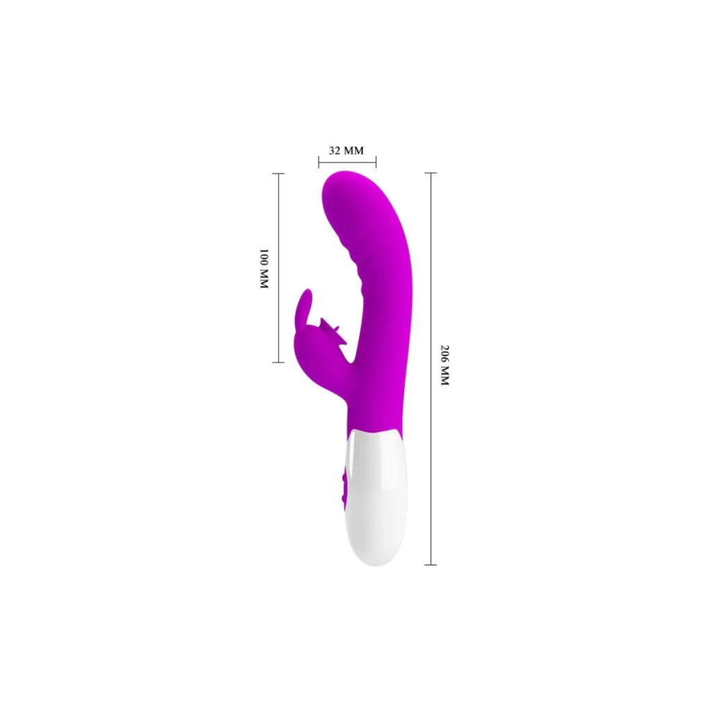Vibrador con Estimulador de Clítoris Cerberus