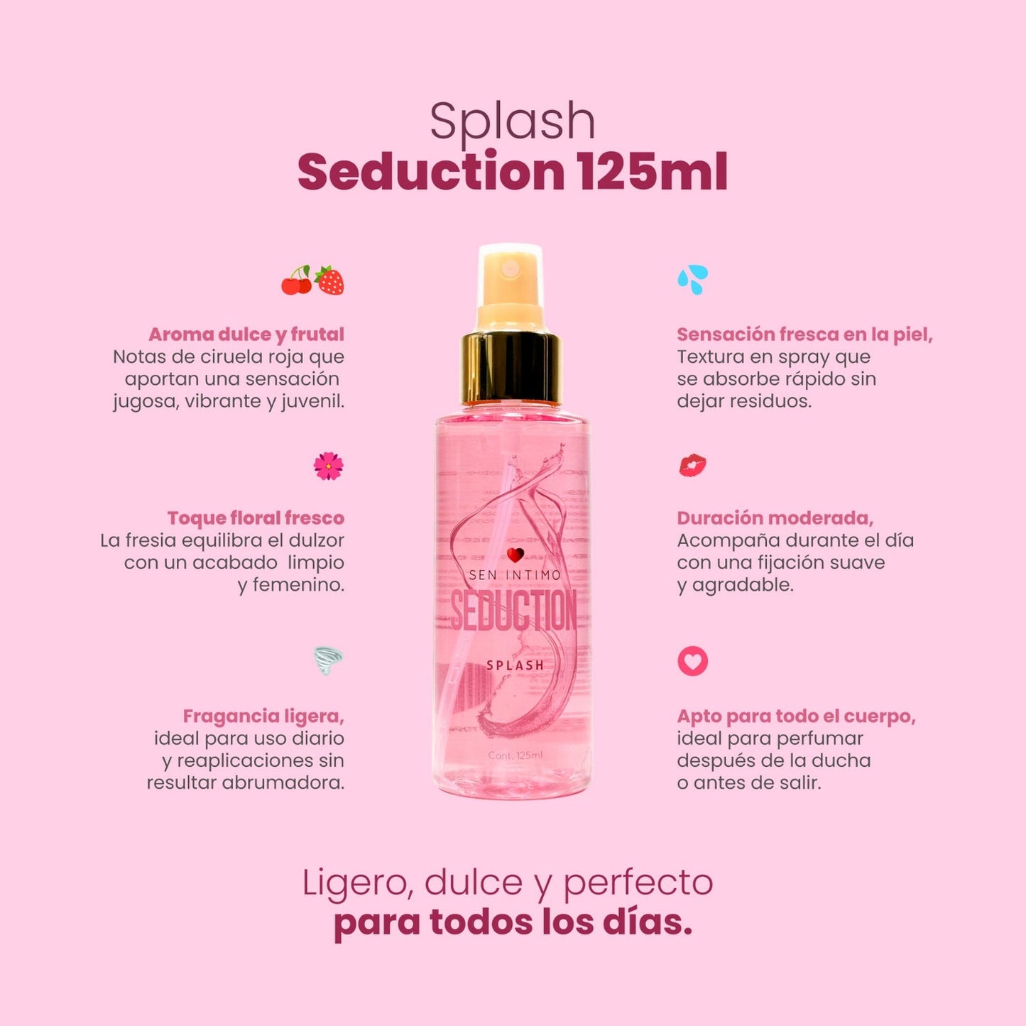 Splash Seduction Sen Íntimo 125 ml