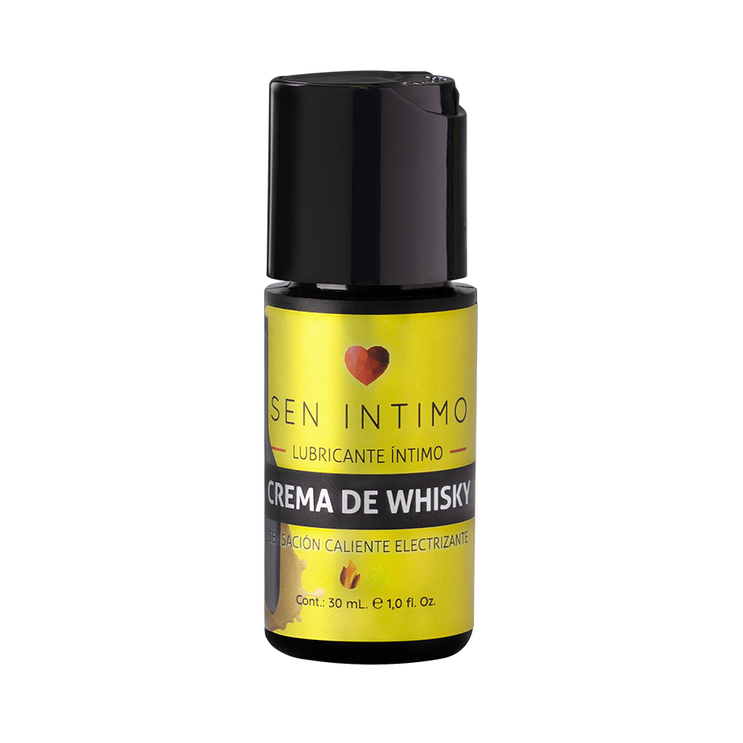 Lubricante Íntimo Crema de Whisky Sensación Caliente Electizante Sen Íntimo 30 ml