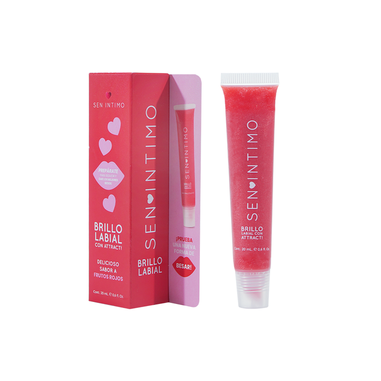 Brillo labial con Feromonas Frutos Rojos Sen Íntimo 20 ml