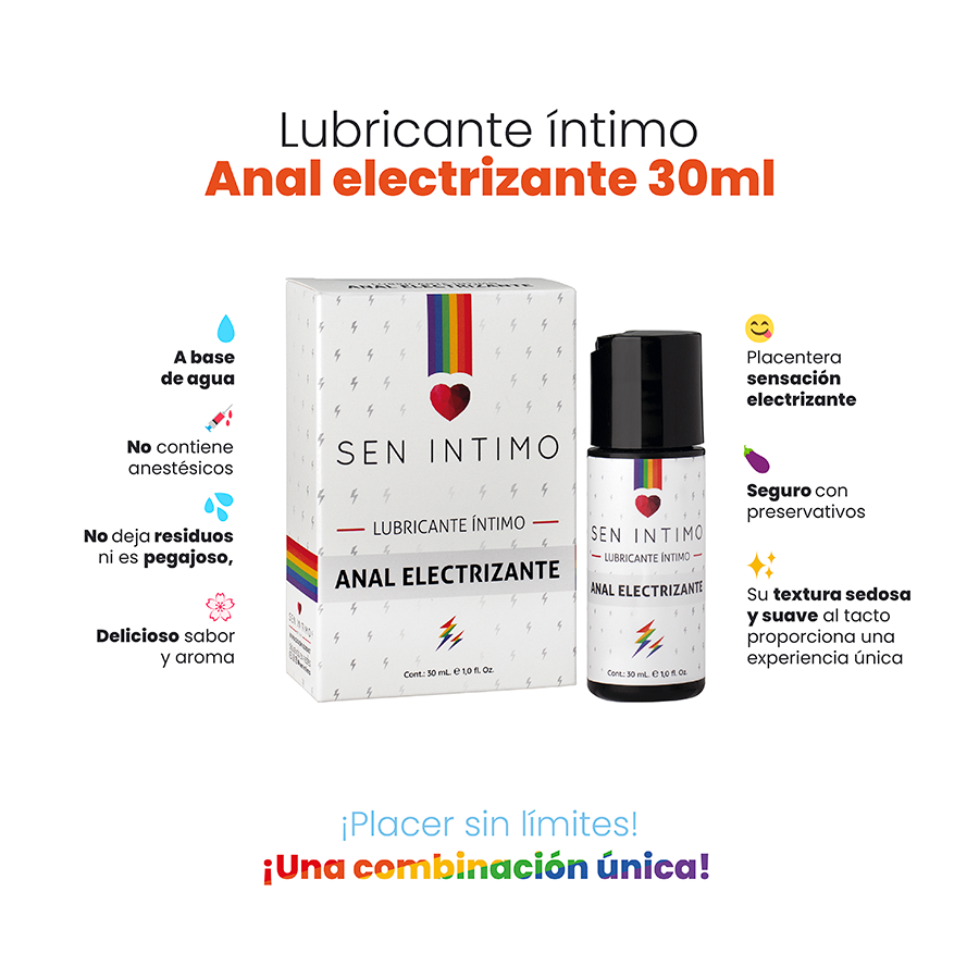 Lubricante Íntimo Anal Electrizante Sen Íntimo 30ml