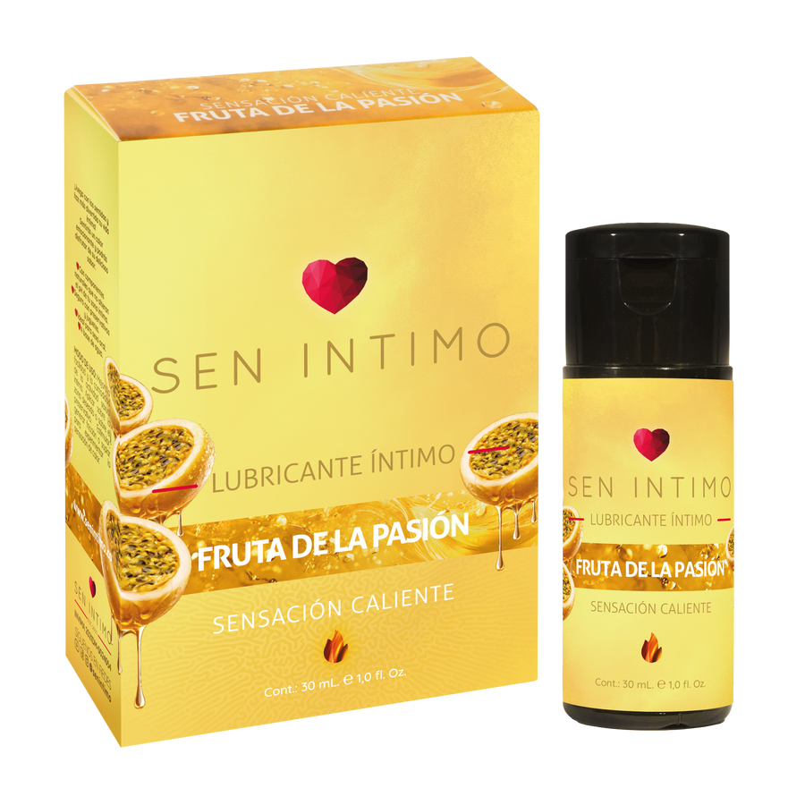 Lubricante Íntimo Maracuya Sensación Caliente Sen Íntimo 30 ml