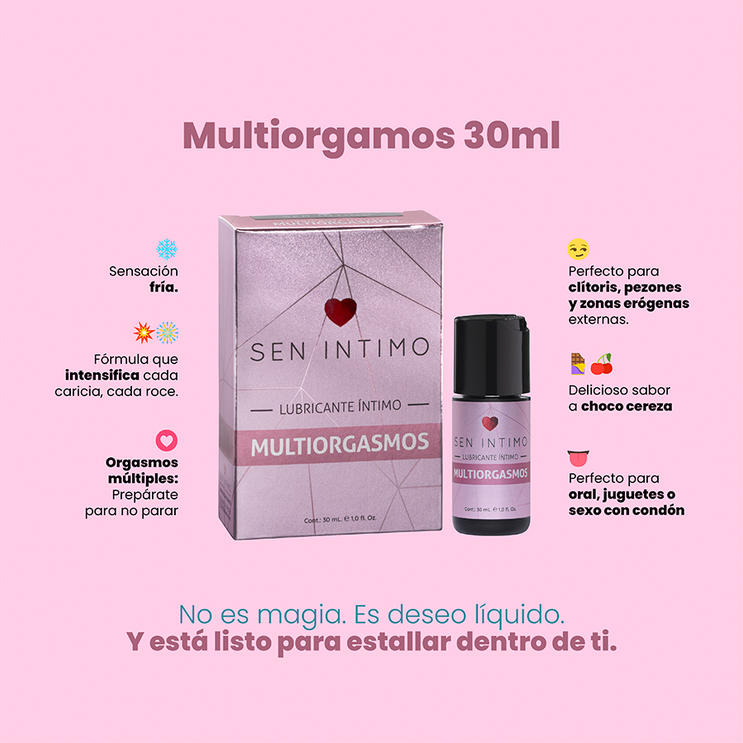 Lubricante Íntimo Multiorgasmos Sen Íntimo 30 ml