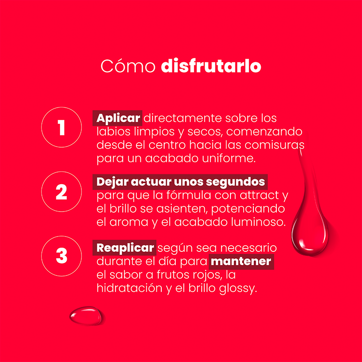Brillo labial con Feromonas Frutos Rojos Sen Íntimo 20 ml
