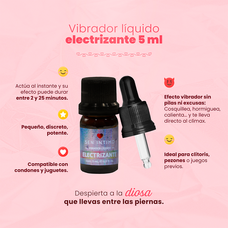 Vibrador Líquido Electrizante Sen Íntimo 5 ml