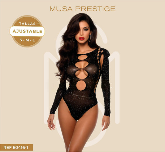 Body de Malla con Brillos Ref: 60416-1