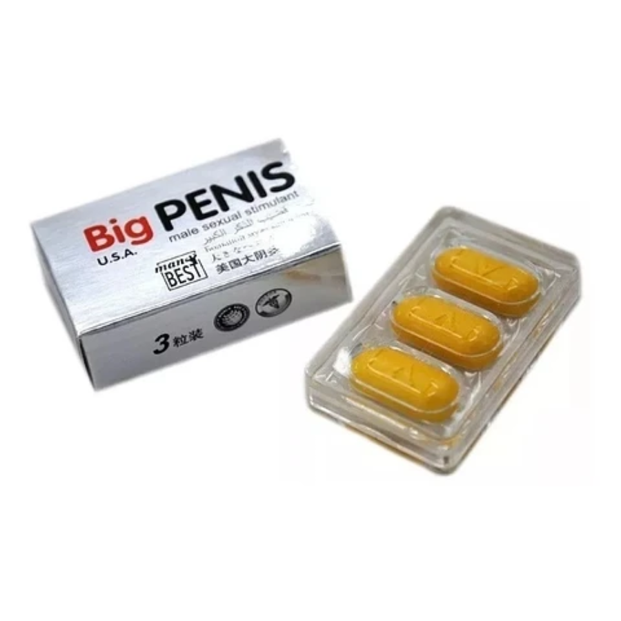 Potenciador Sexual Big Penis x 3 Tabletas