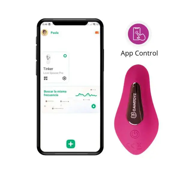 Vibrador para Panty Tinker con App