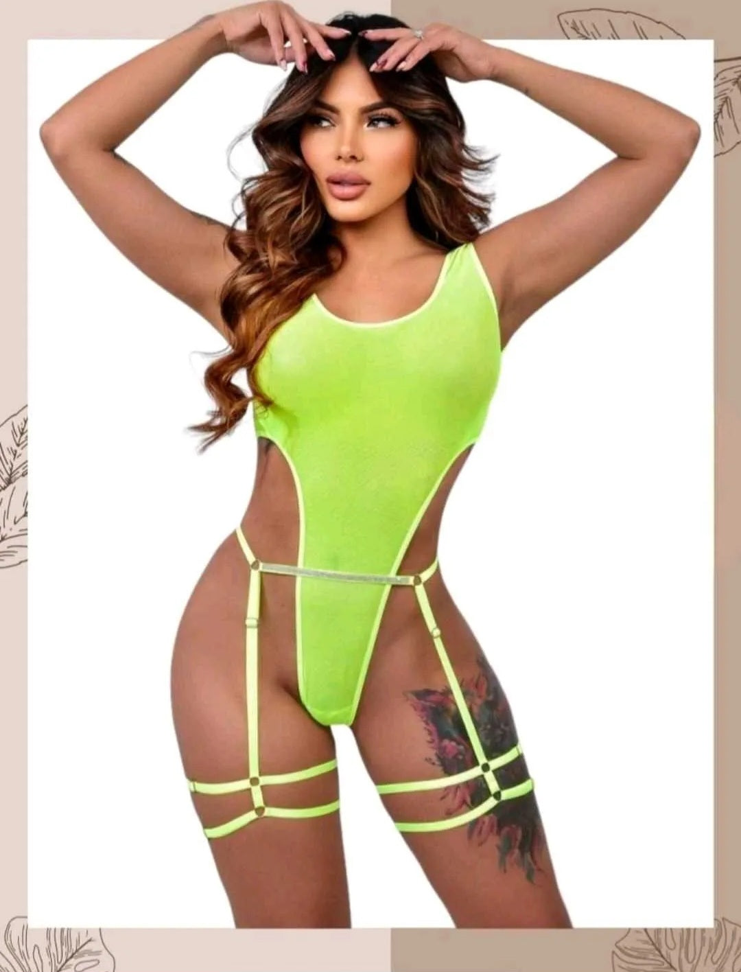 Body con Ligueros Ref: 790