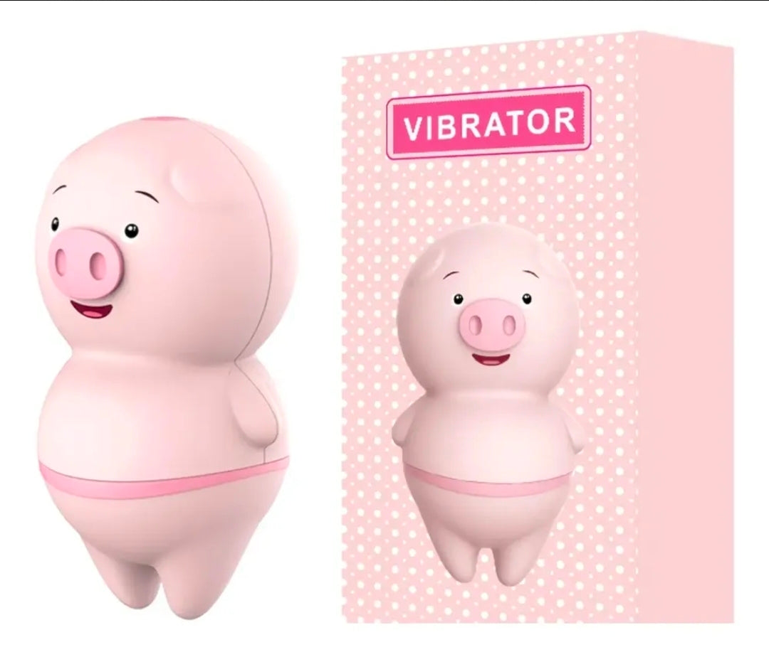 Mini vibrador Cerdito con Lengua