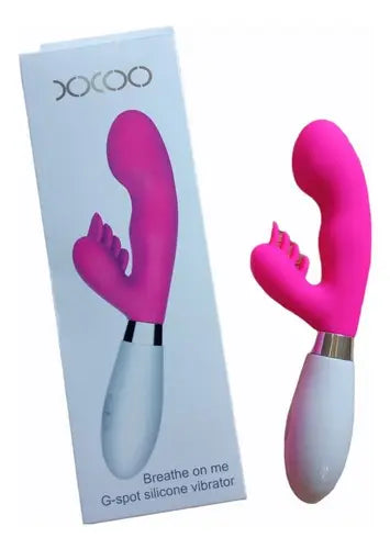 Vibrador Punto G con Estimulador de Clítoris Recargable USB Xoxo