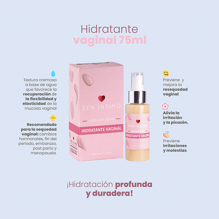 Lubricante Íntimo Hidratante Vaginal Sen Íntimo 75 ml