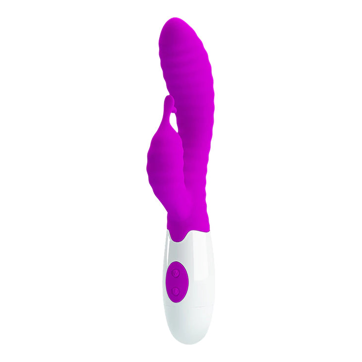 Vibrador Hyman punto G con estimulador de Clítoris