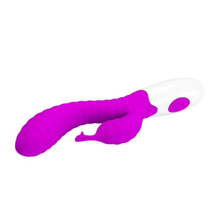 Vibrador Hyman punto G con estimulador de Clítoris