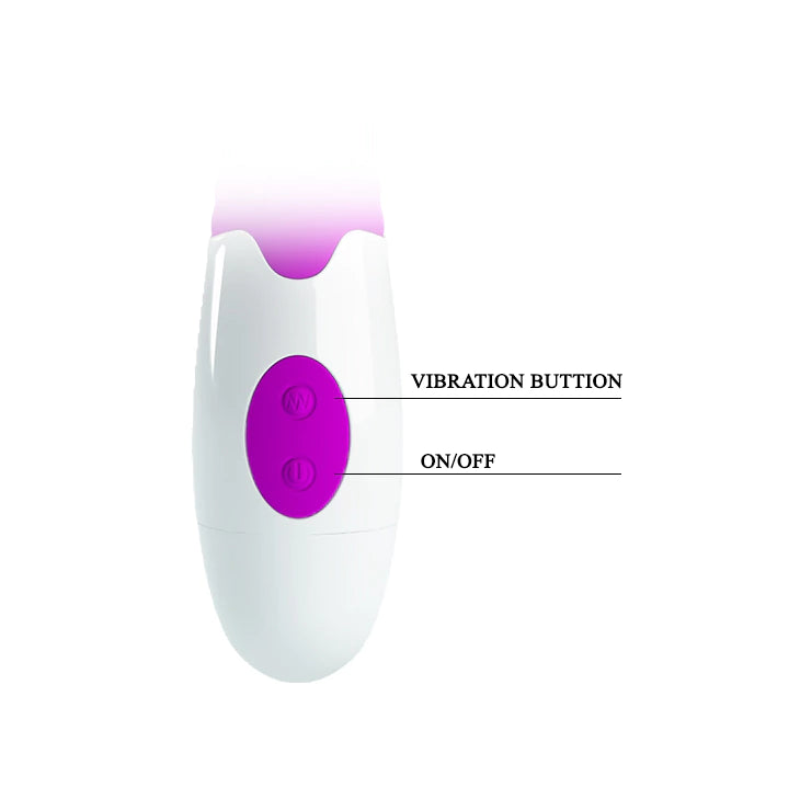 Vibrador Hyman punto G con estimulador de Clítoris