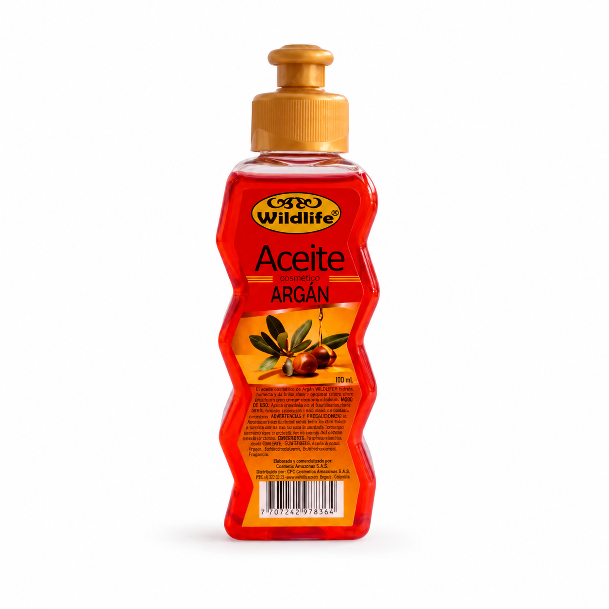 Aceite Corporal de Argán Wildlife 100 ml