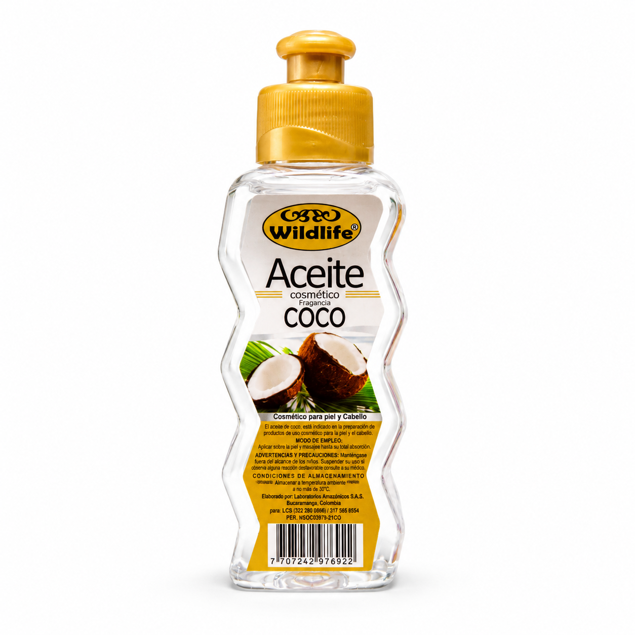 Aceite Corporal de Coco Wildlife 100 ml