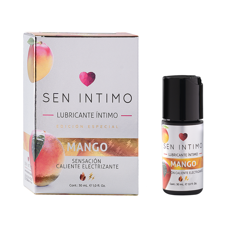 Lubricante Íntimo Mango Sensación Caliente Electizante Sen Íntimo 30 ml