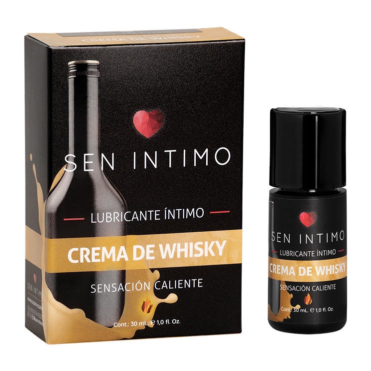 Lubricante Íntimo Crema de Whisky Sensación Caliente 30 ml