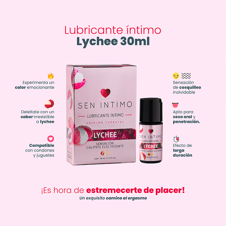 Lubricante Íntimo Lyche Sensación Caliente Sen Íntimo 30 ml